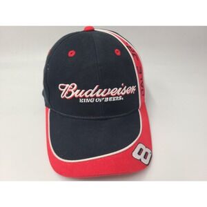 Vintage Dale Earnhardt Jr #8 Budweiser King of Beers Chase Hat Cap NASCAR Black